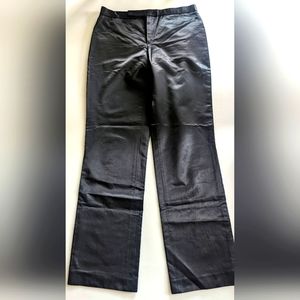 Banana Republic Metallic Mid-Rise Straight Leg Side Slit Pants. Vintage.